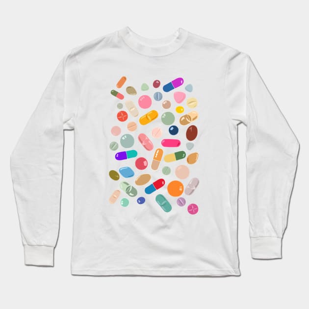 Sunny Pills Long Sleeve T-Shirt by notsniwart